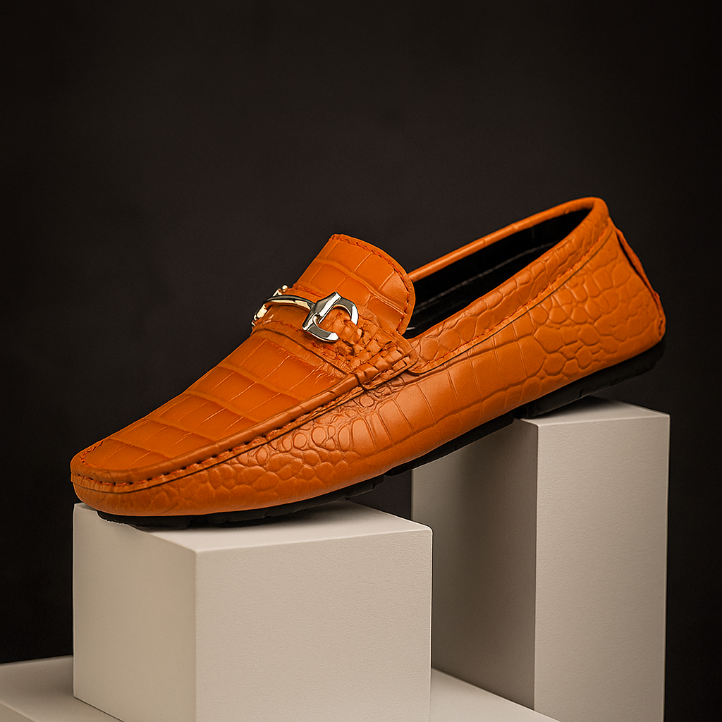 Monaco Step Leather Loafers
