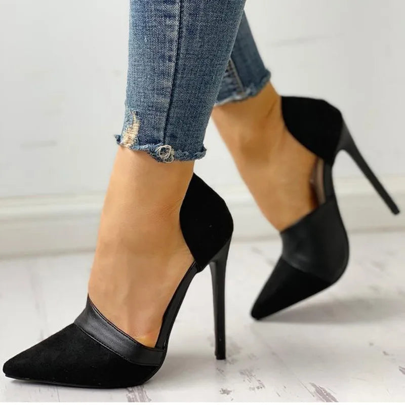 Avery Suede Stiletto Pump