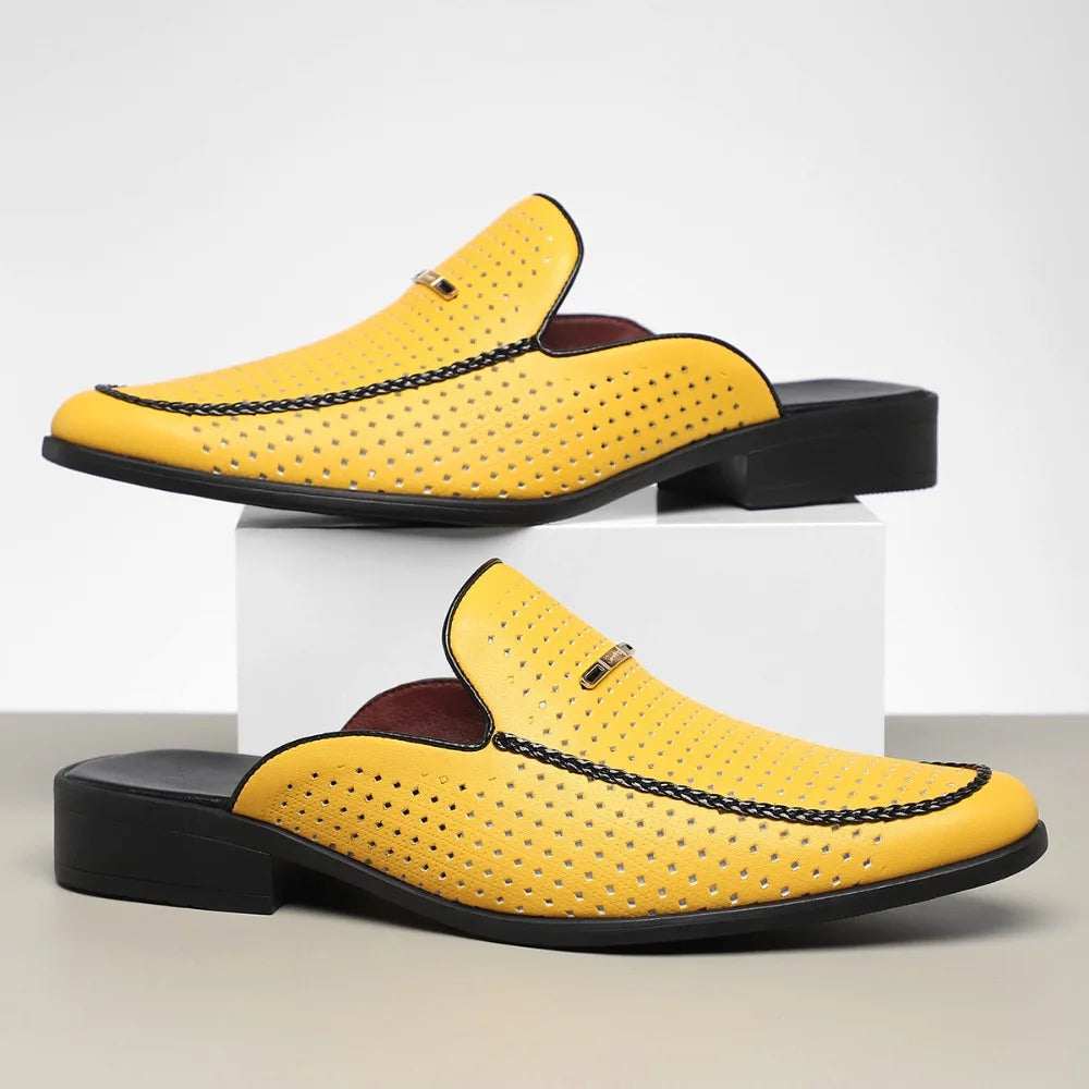 Porter Leather Mules