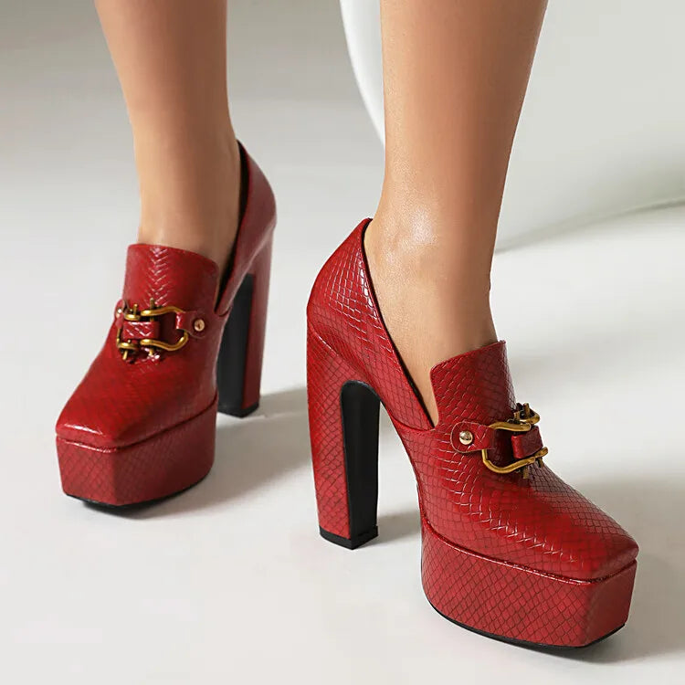 Scarlett Genuine Leather Heels