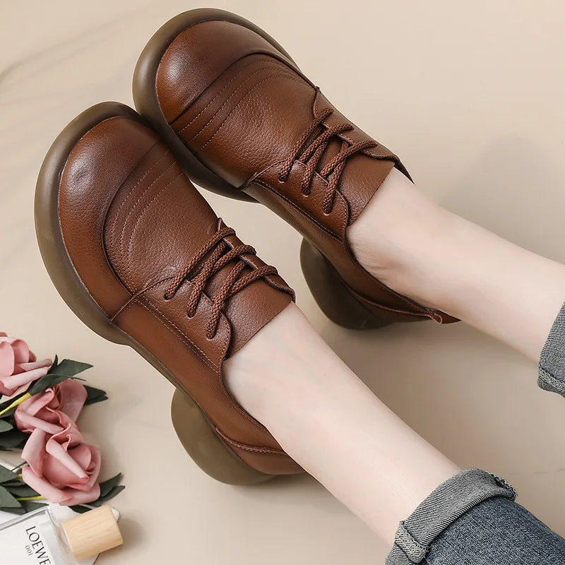 Sabrina Step Leather Shoes
