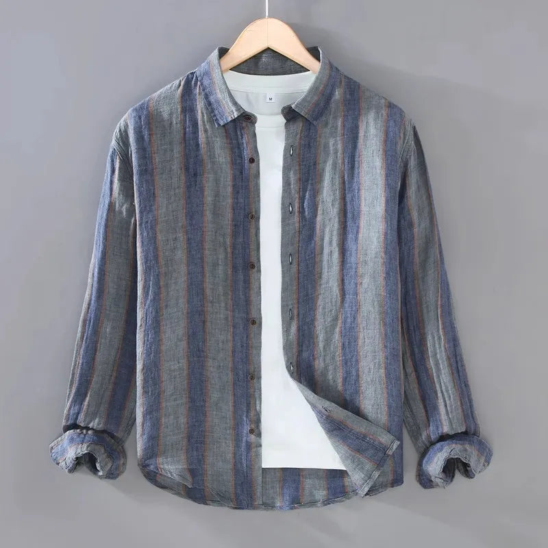 Thomas Striped Linen Shirt