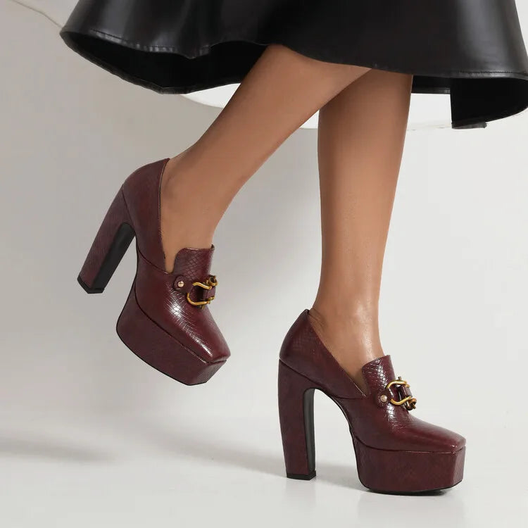 Scarlett Genuine Leather Heels
