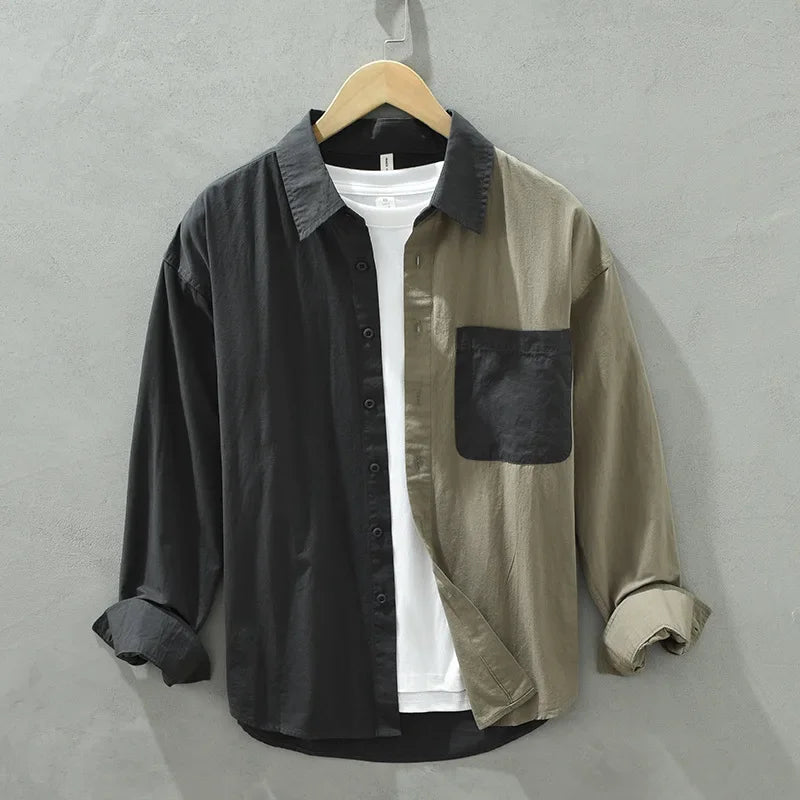 Dean Two Tone Sleeve Shirt