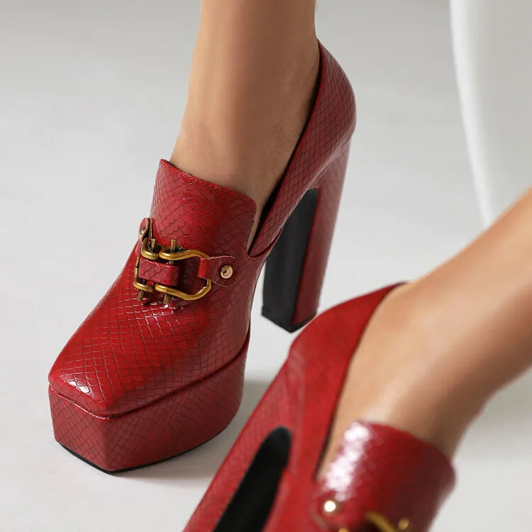 Scarlett Genuine Leather Heels