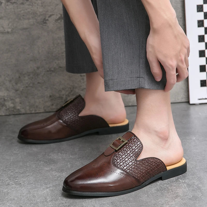 Garrison Premium Leather Mules