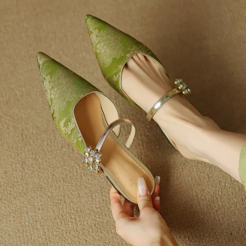 Kennedy Pointed Mule Heels