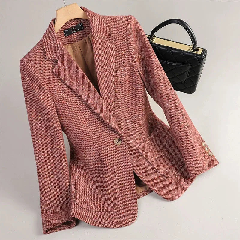Evelyn Wool Tailored Blazer