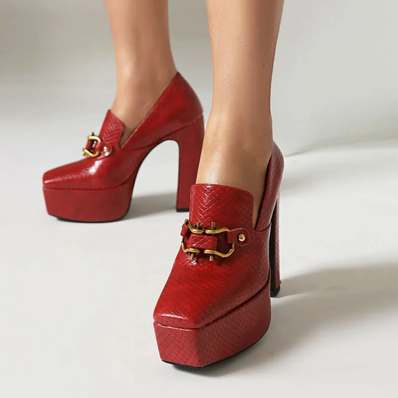 Scarlett Genuine Leather Heels