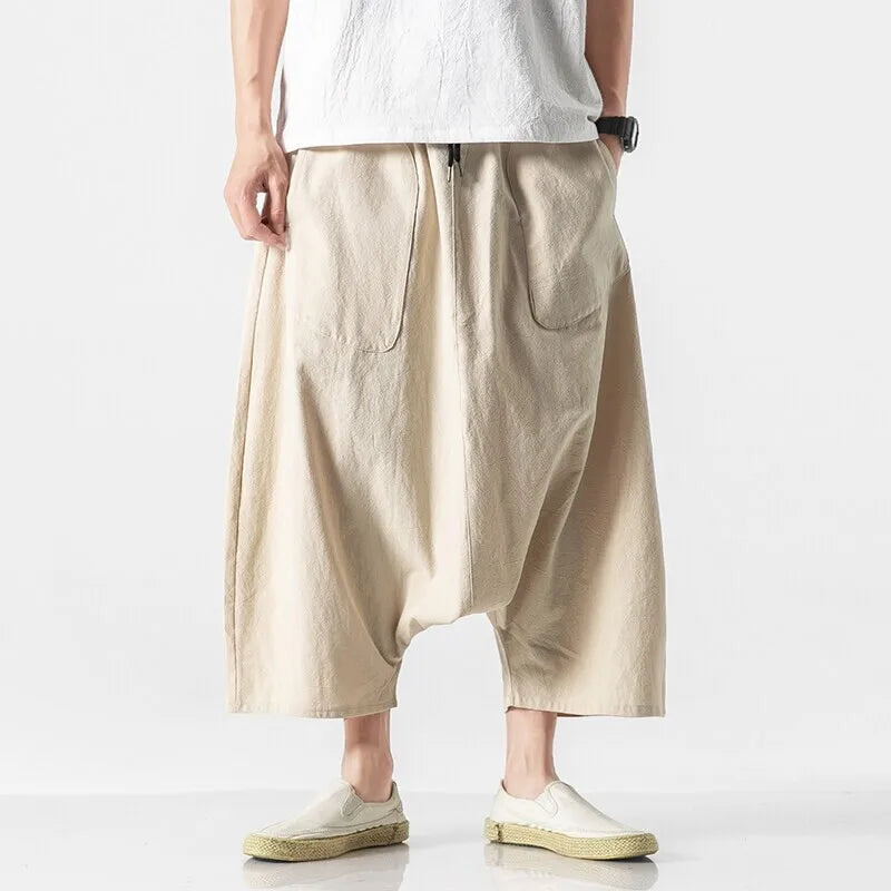 Nicholai Linen Harem Pants