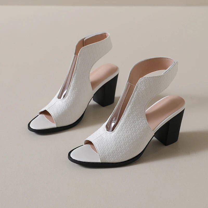 Celeste Open Toe Heels