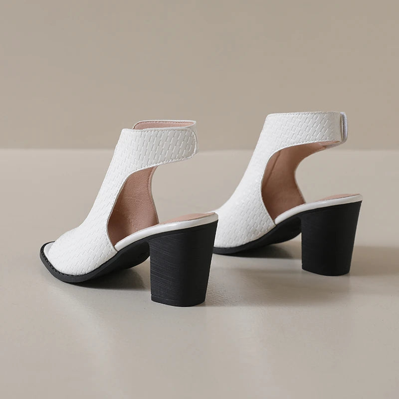 Celeste Open Toe Heels