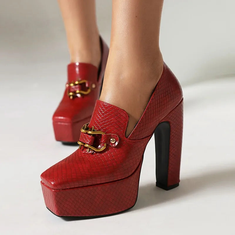 Scarlett Genuine Leather Heels