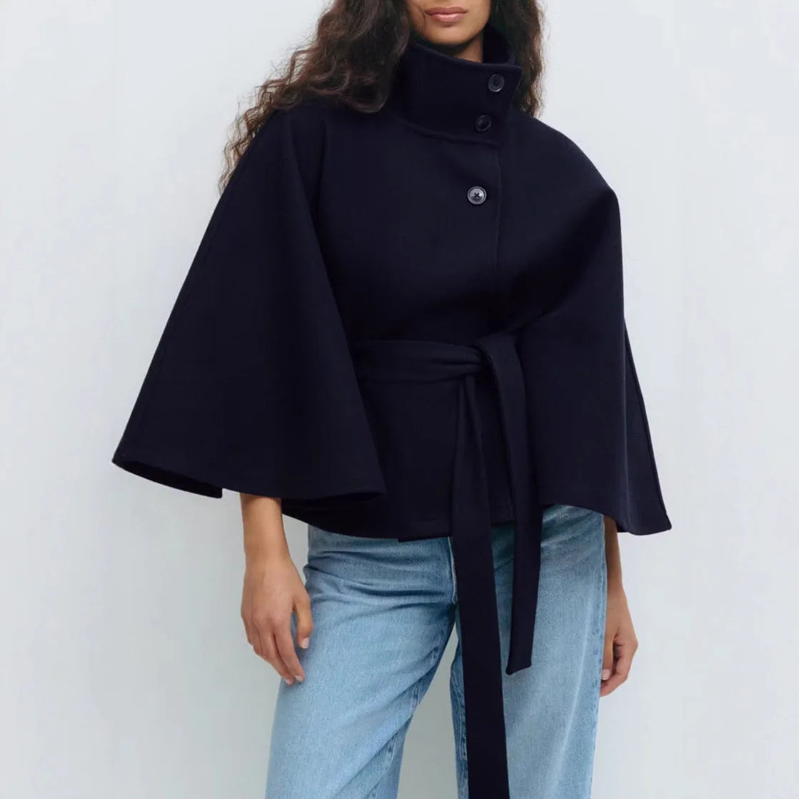 Alicia Lace-Up Coat