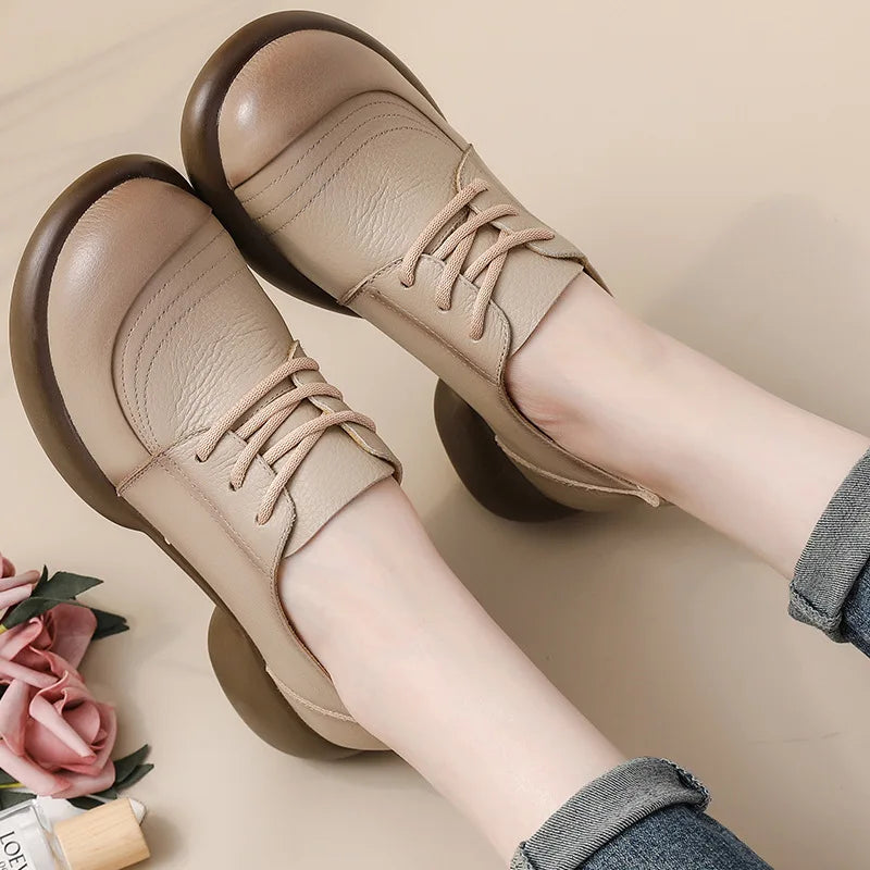 Sabrina Step Leather Shoes