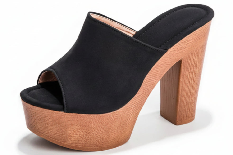 Sedona Platform Heel Mules