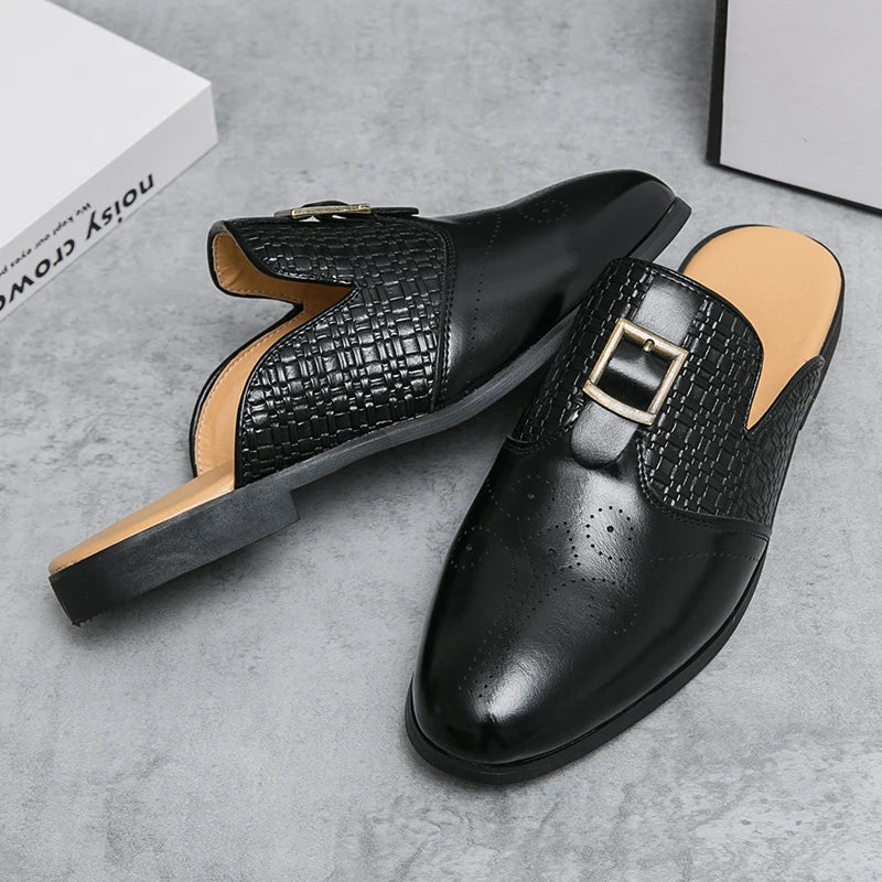 Garrison Premium Leather Mules