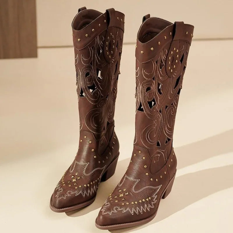 Rylee Studded Western Boots