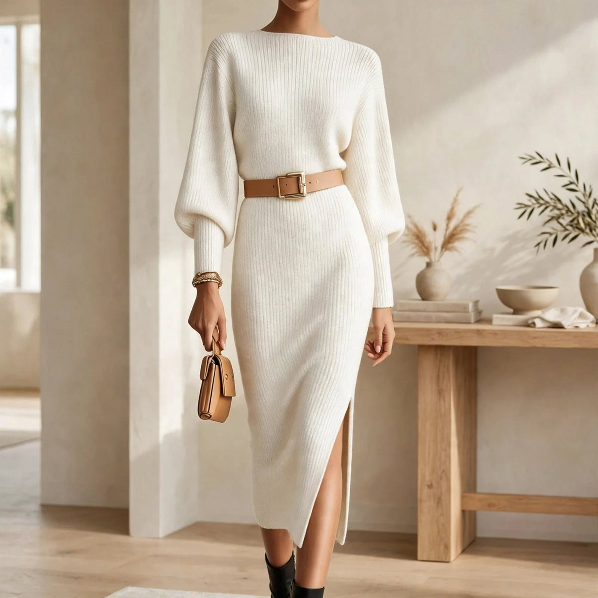 Marielle Rib Knit Dress
