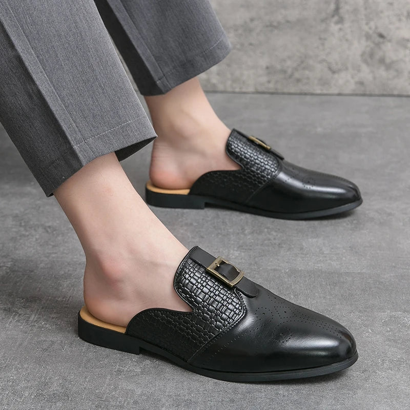 Garrison Premium Leather Mules