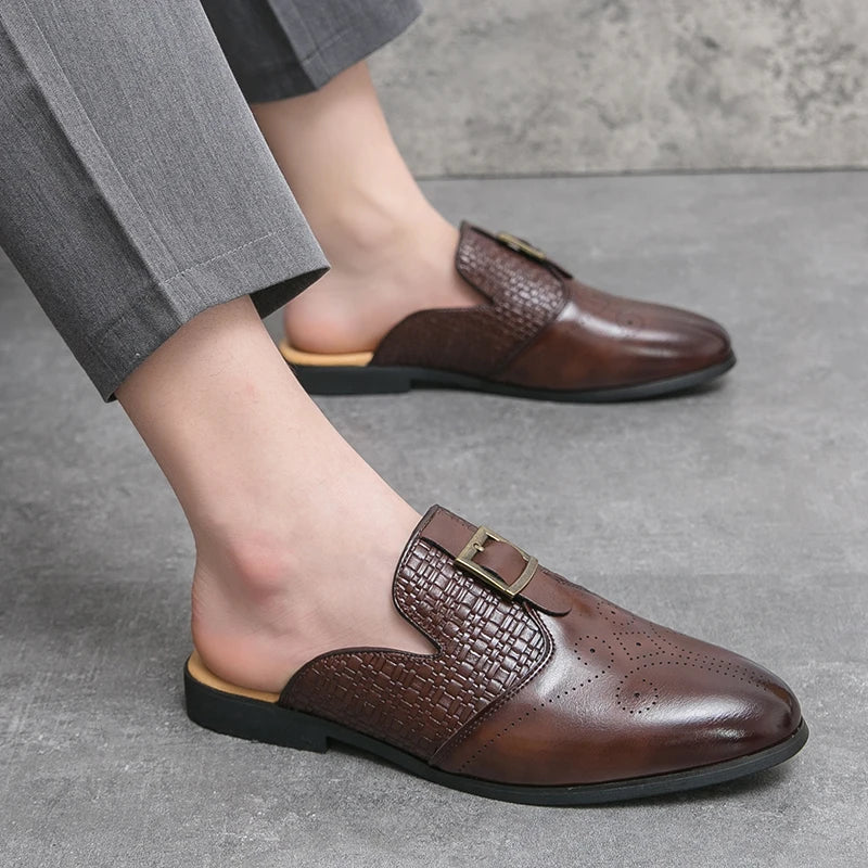 Garrison Premium Leather Mules