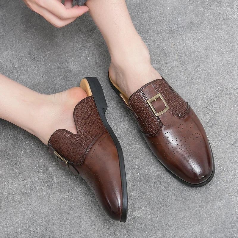 Garrison Premium Leather Mules