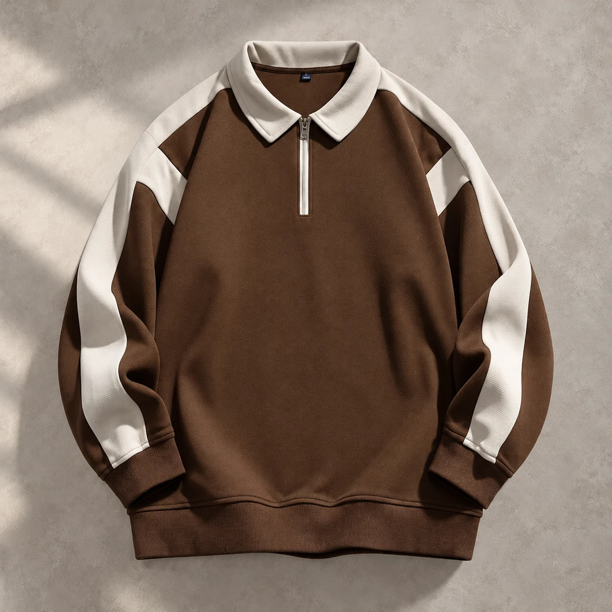Knit Polo | Abel - Brown - primary