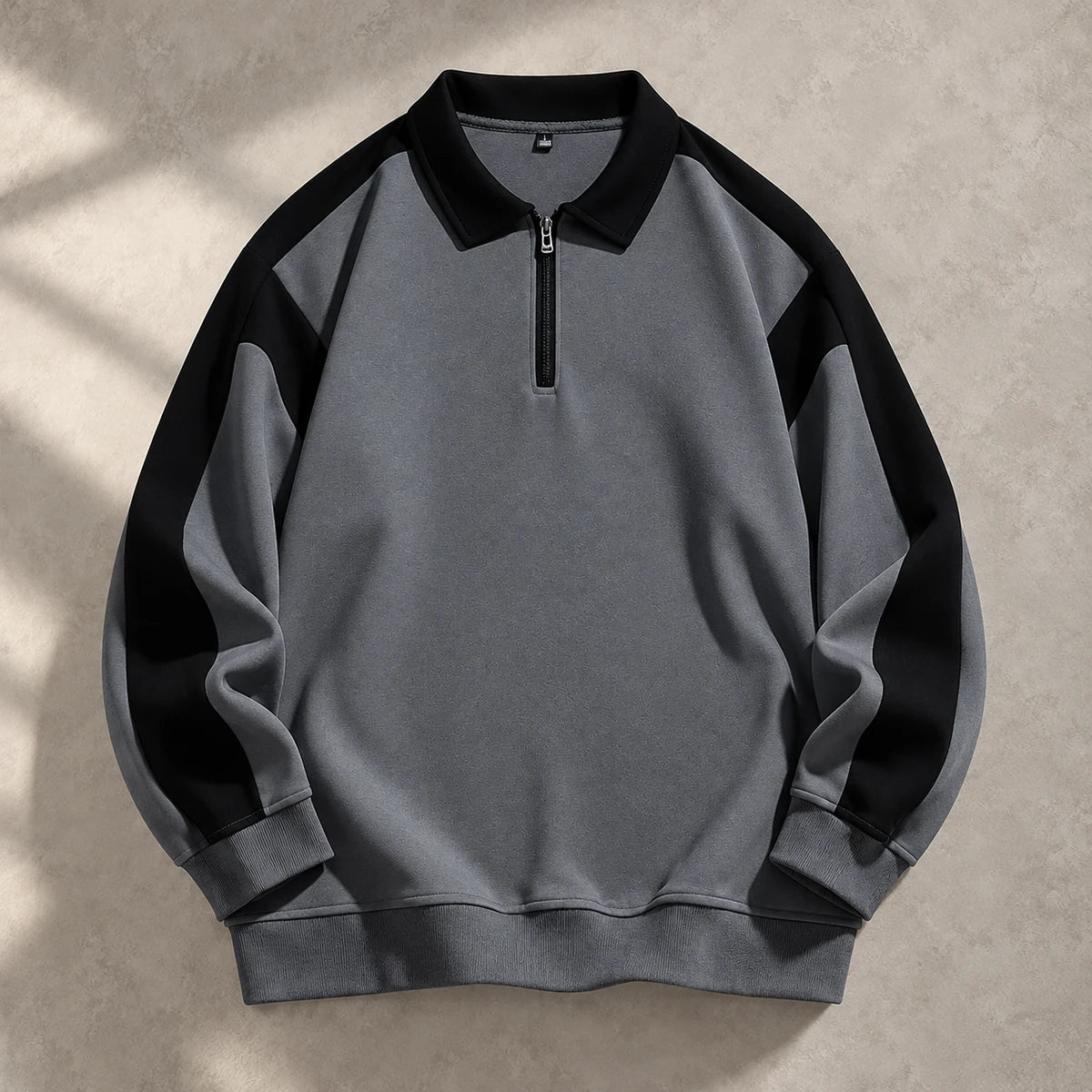 Knit Polo | Abel - Gray - primary