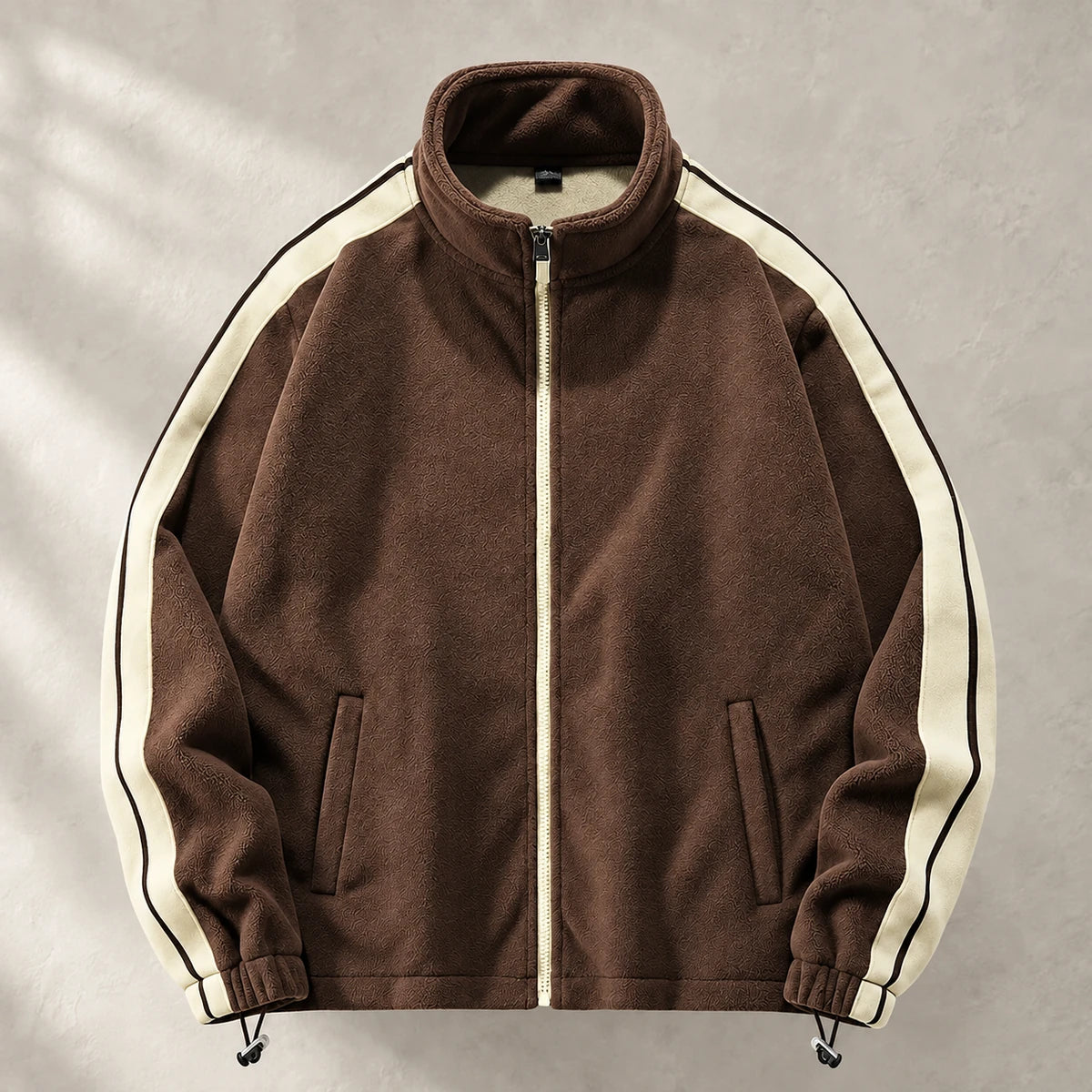 Fleece Jacket | Aldric - Brown - primary