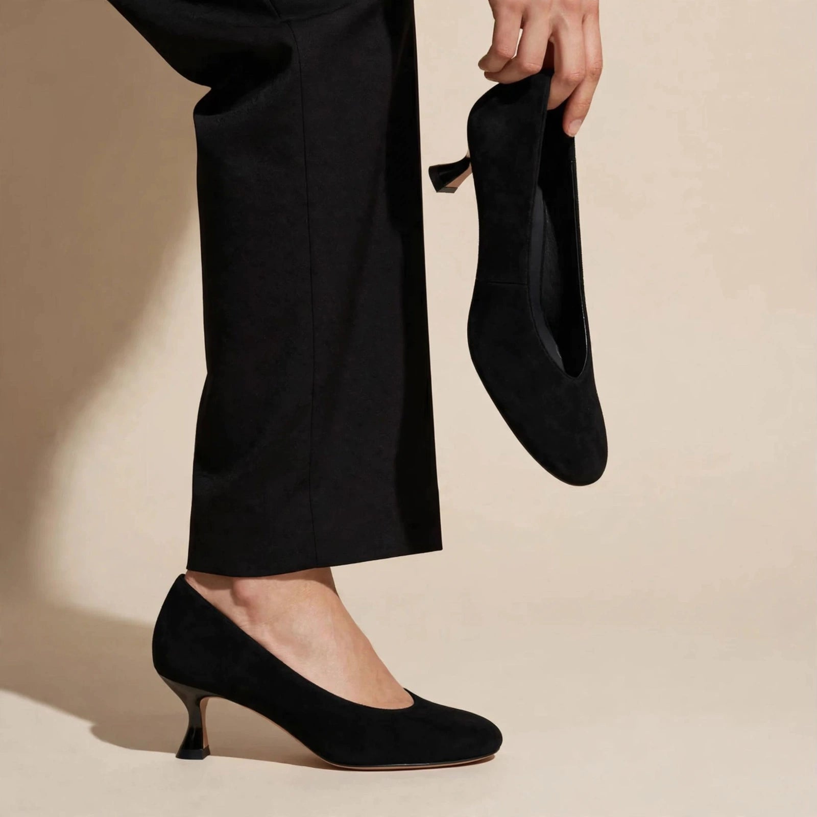 Celeste Suede Pumps