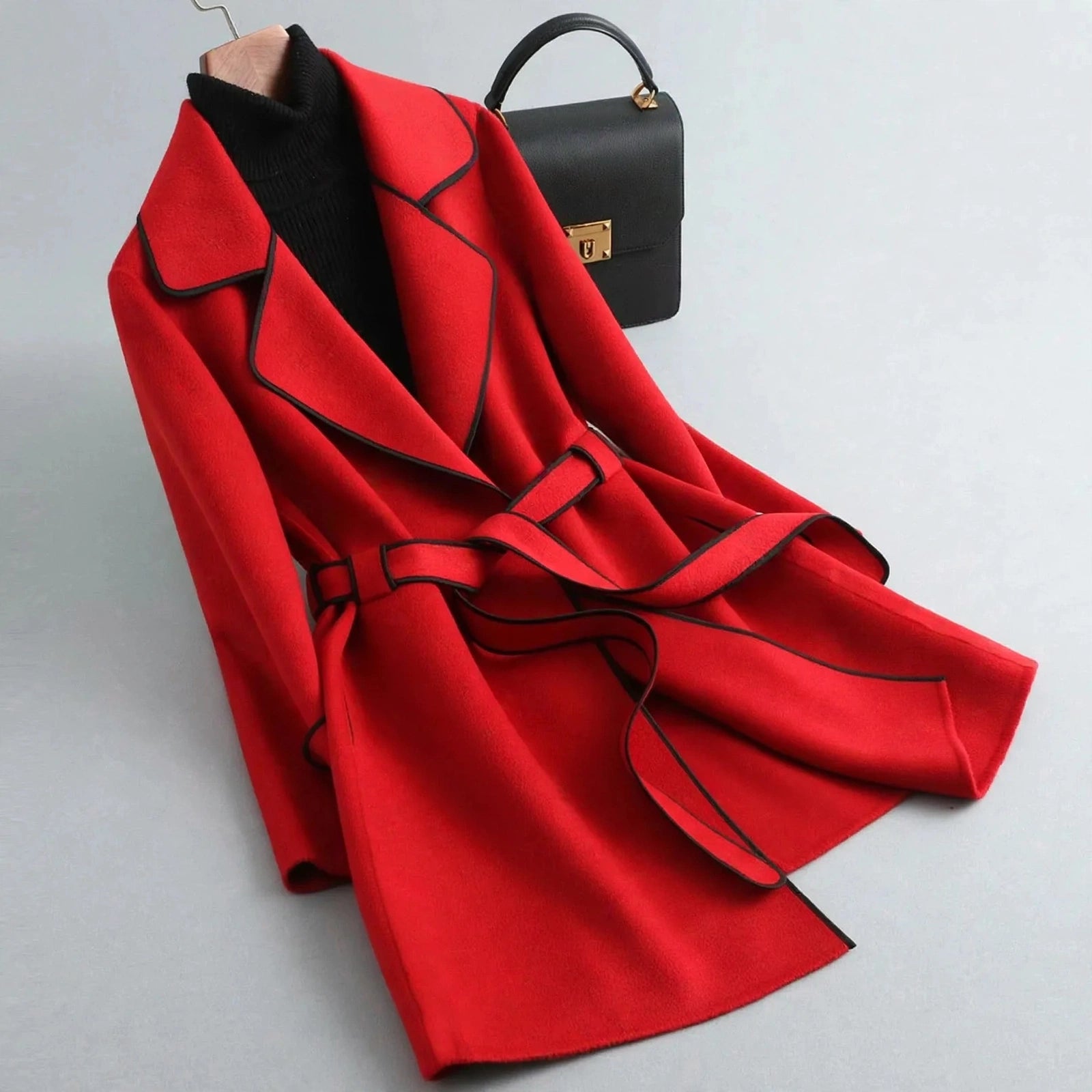Sophie Cashmere Wrap Coat