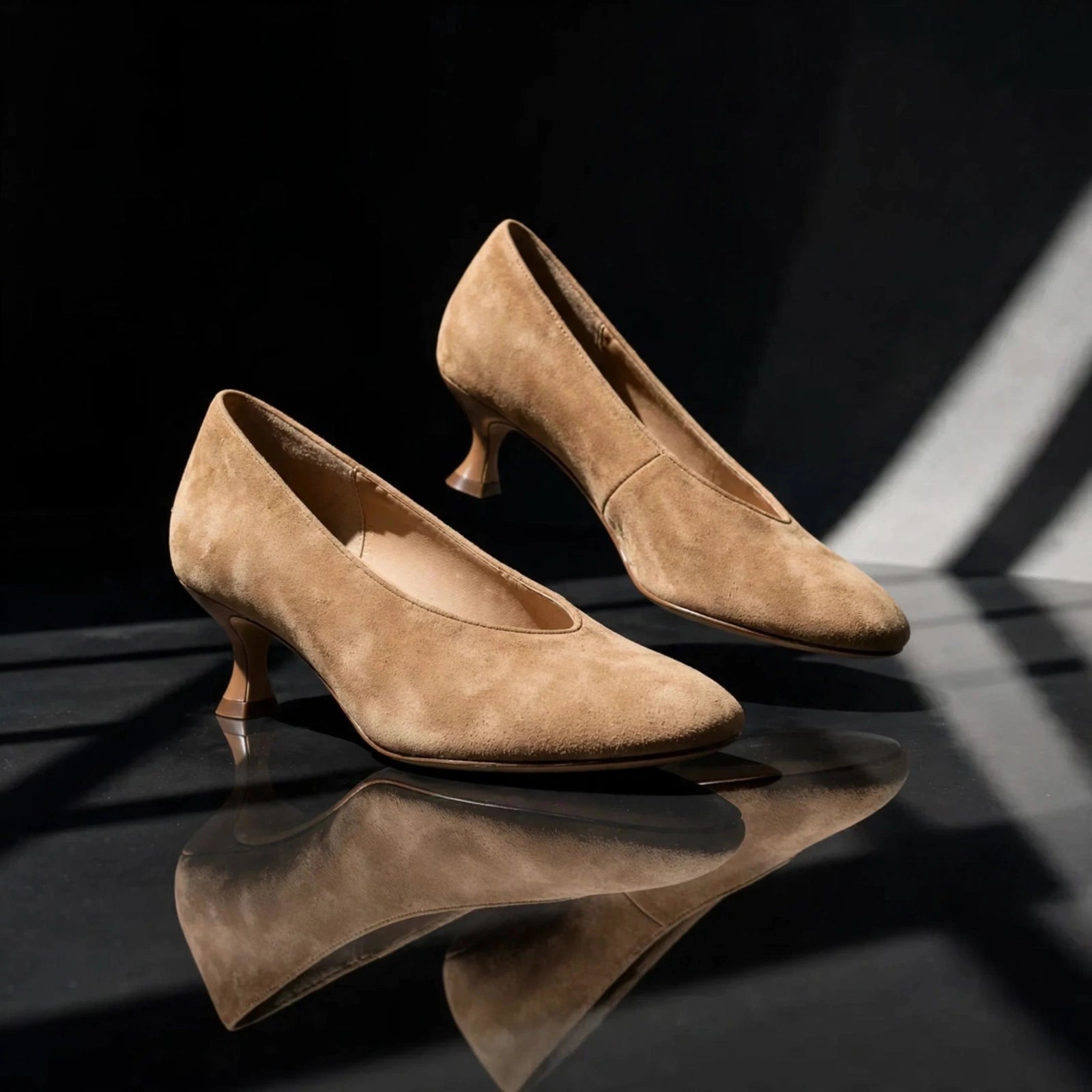 Celeste Suede Pumps