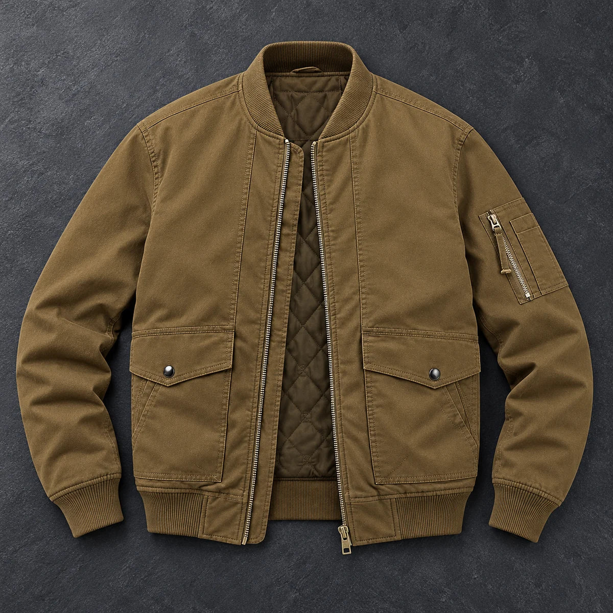 Cotton Jacket | Aksel Brown overhead