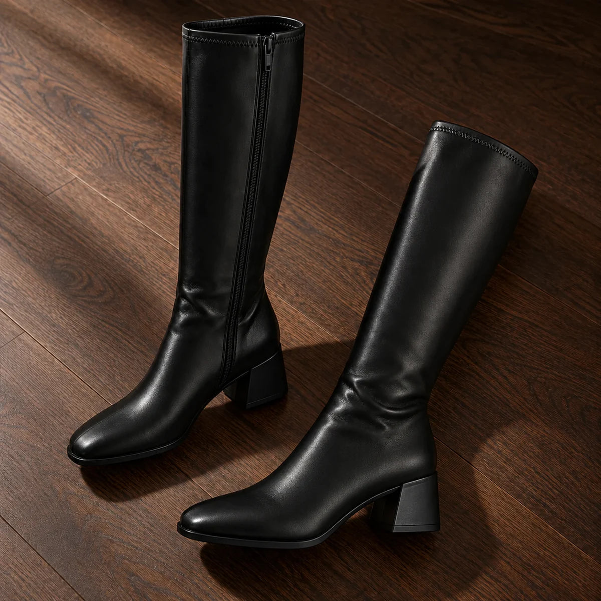 Delphine Boots Black flatlay