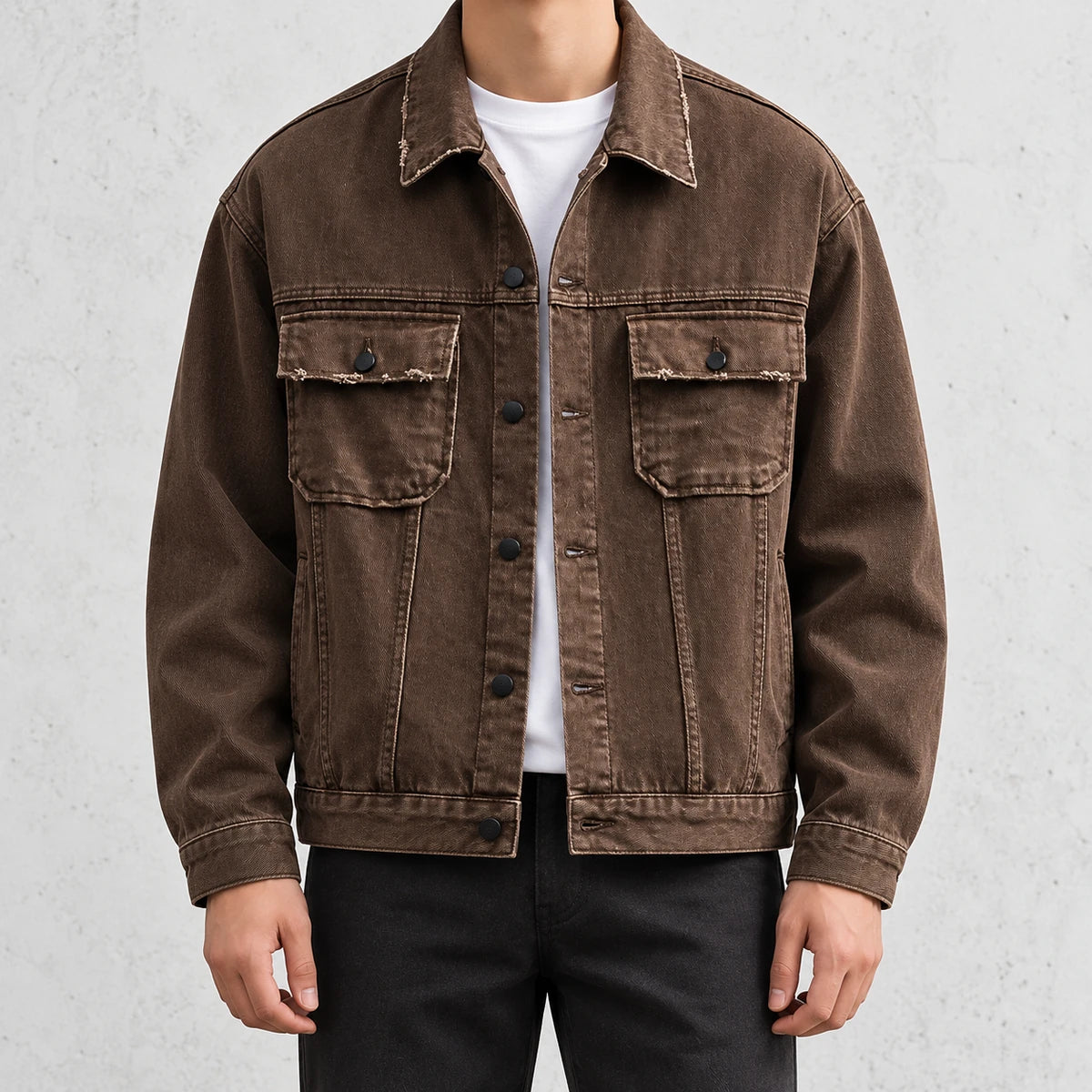Denim Jacket | Malachy Brown model worn