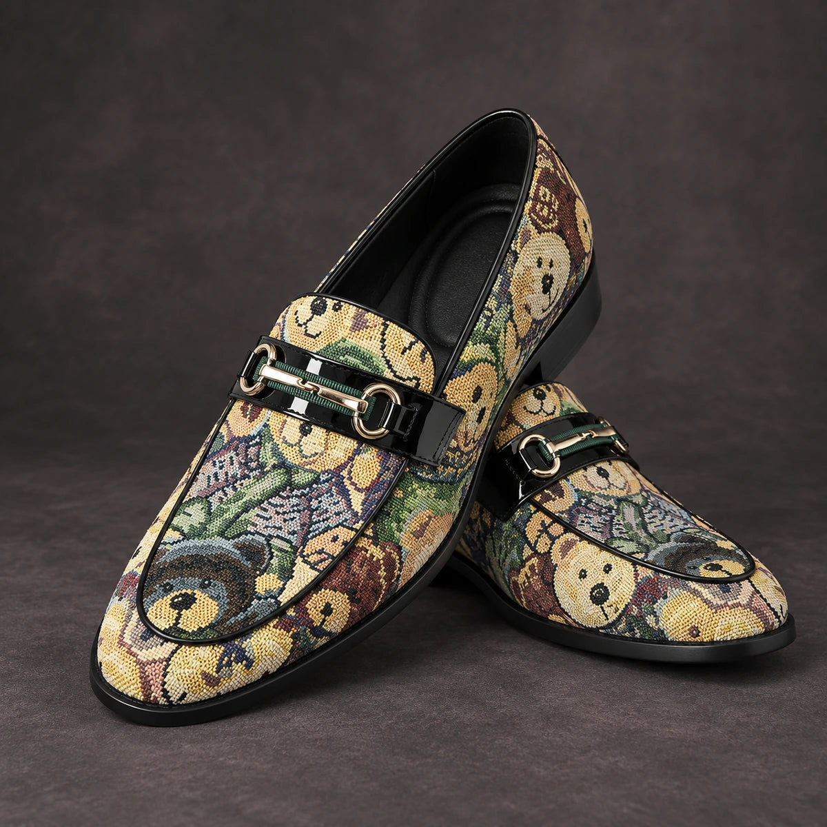 Leather Loafers | Torsten Green stacked pair