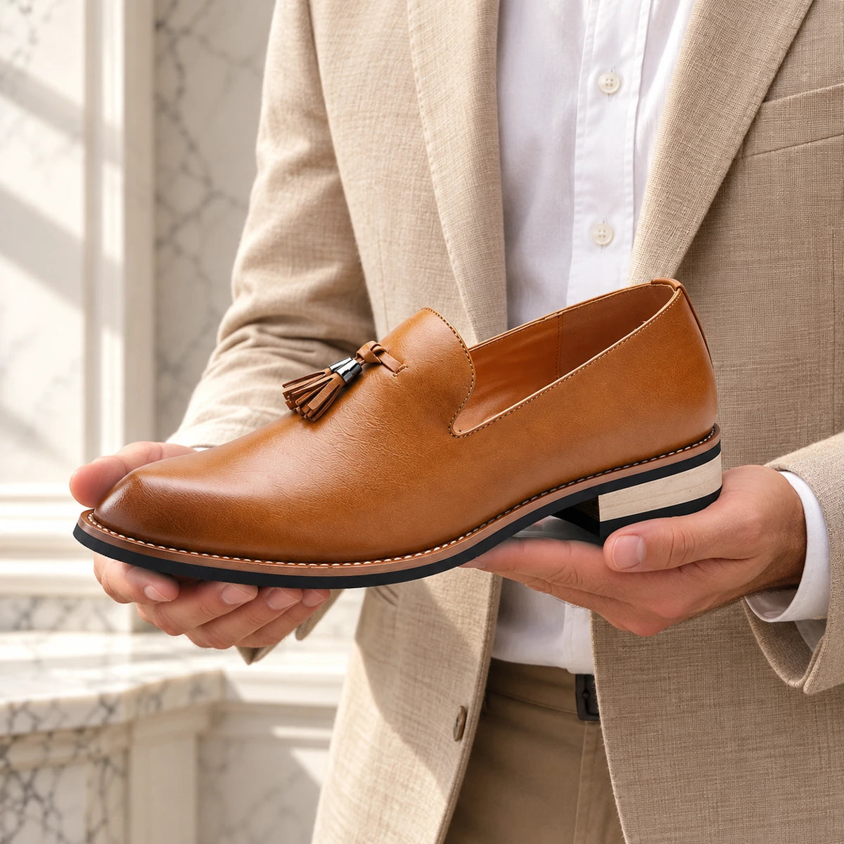 Leather Loafers | Forrest Brown handheld