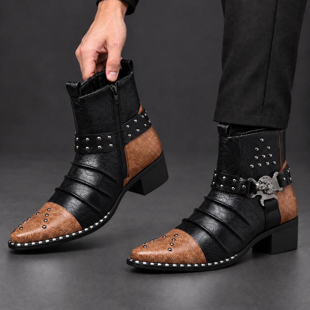 Genuine Leather Boots | Ivor Brown model