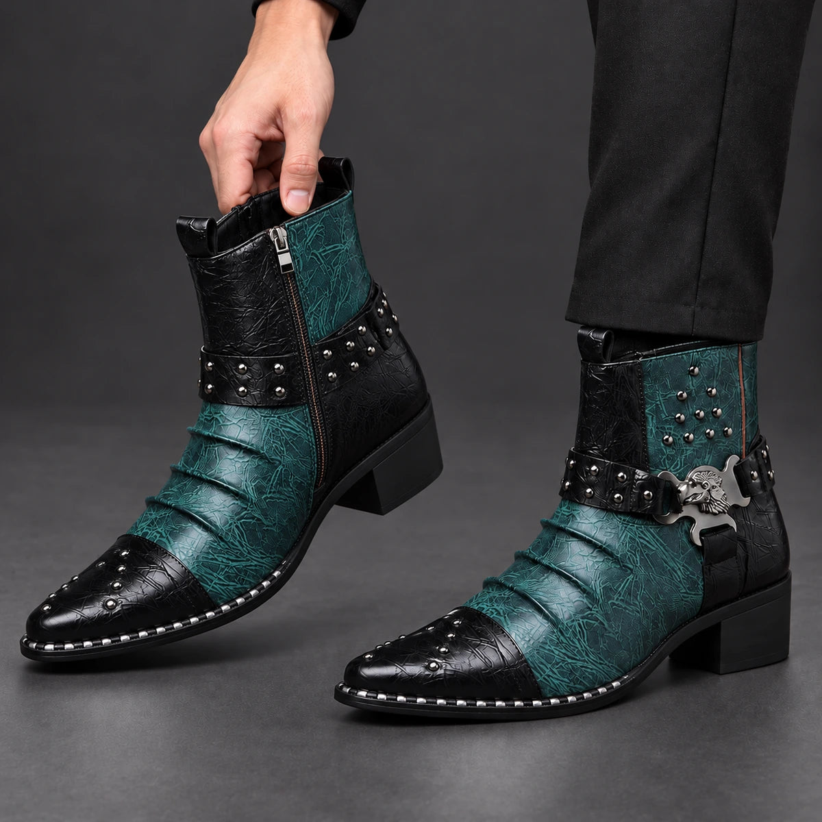 Genuine Leather Boots | Ivor Green model