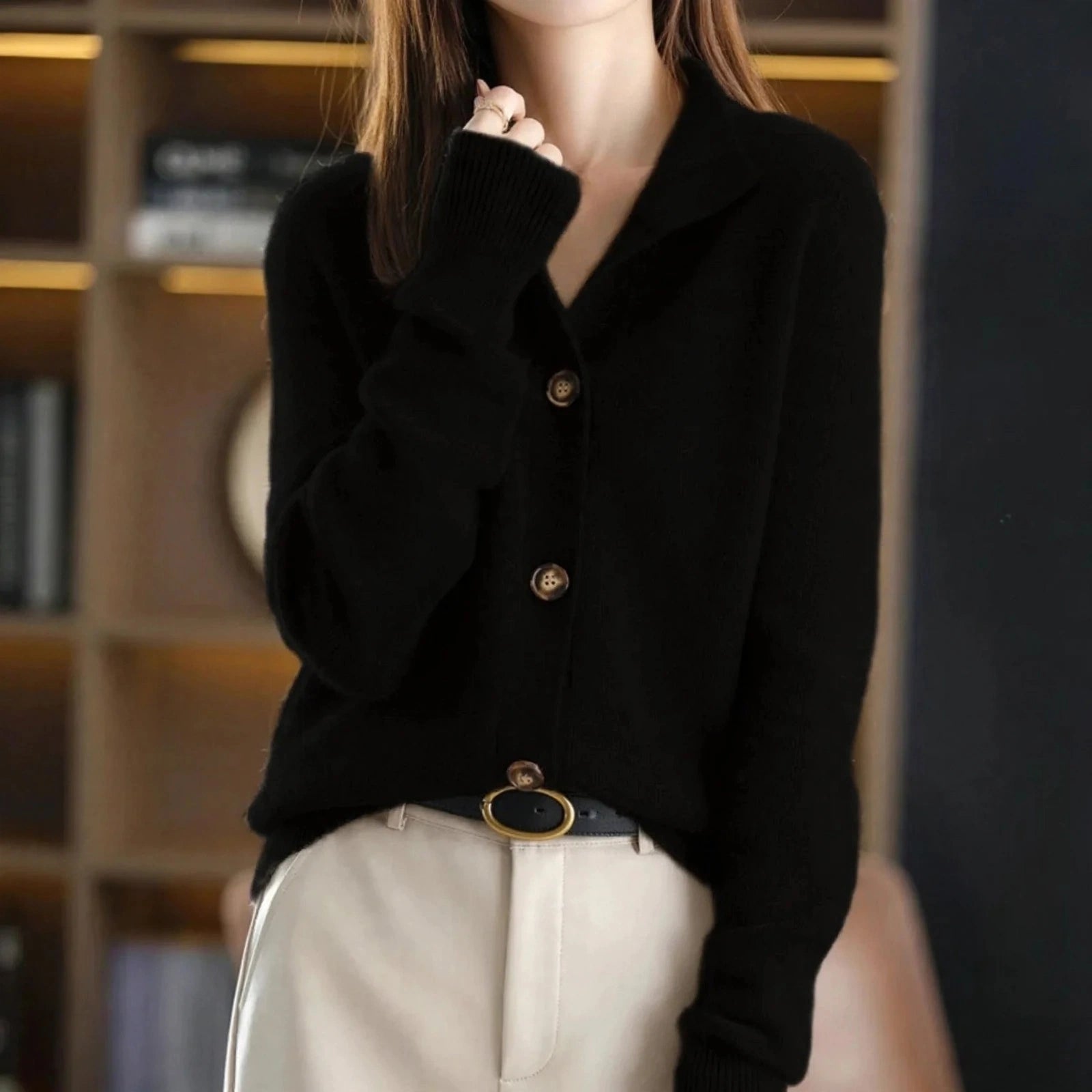 Margot Wool Knit Cardigan