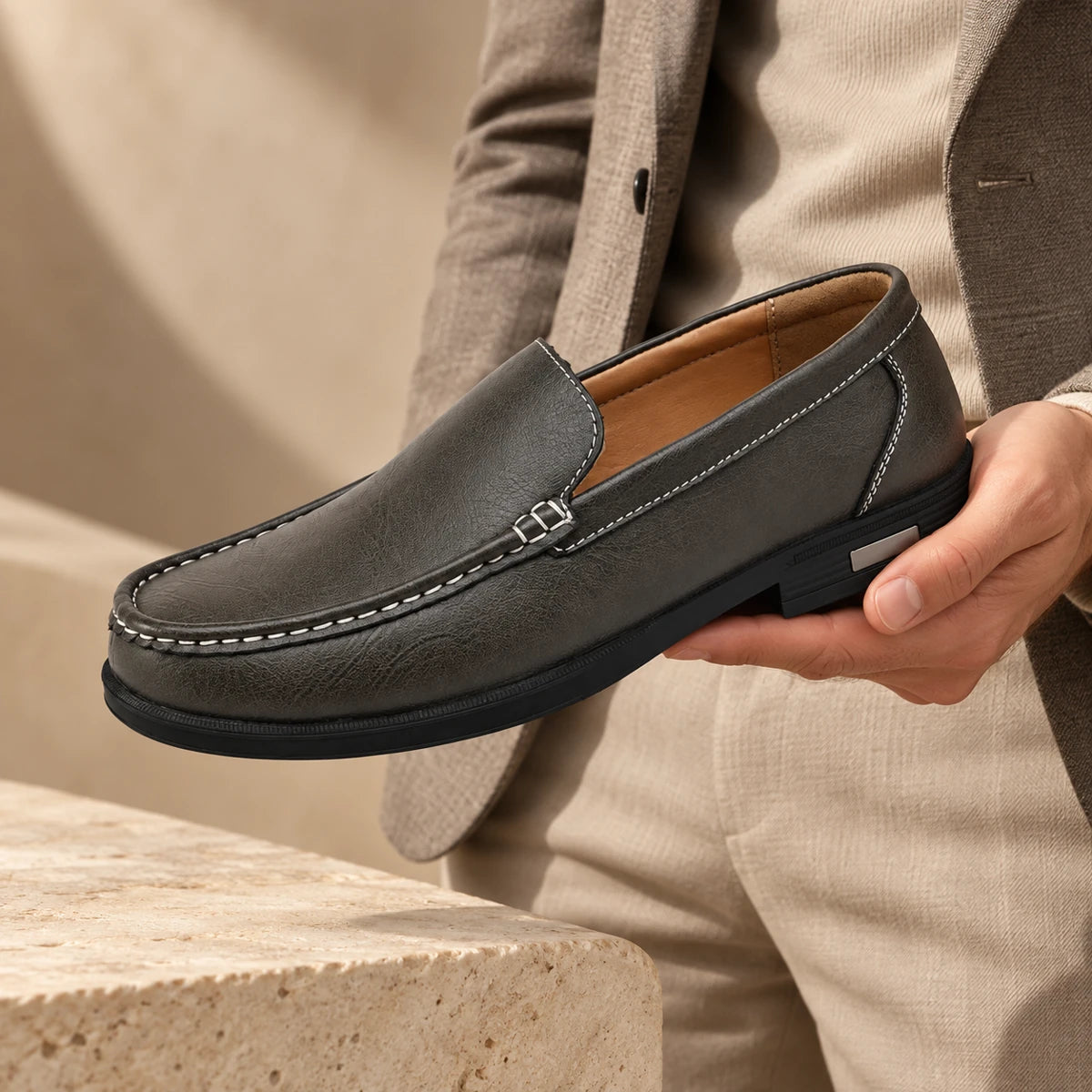 Leather Loafers | Julian Gray handheld