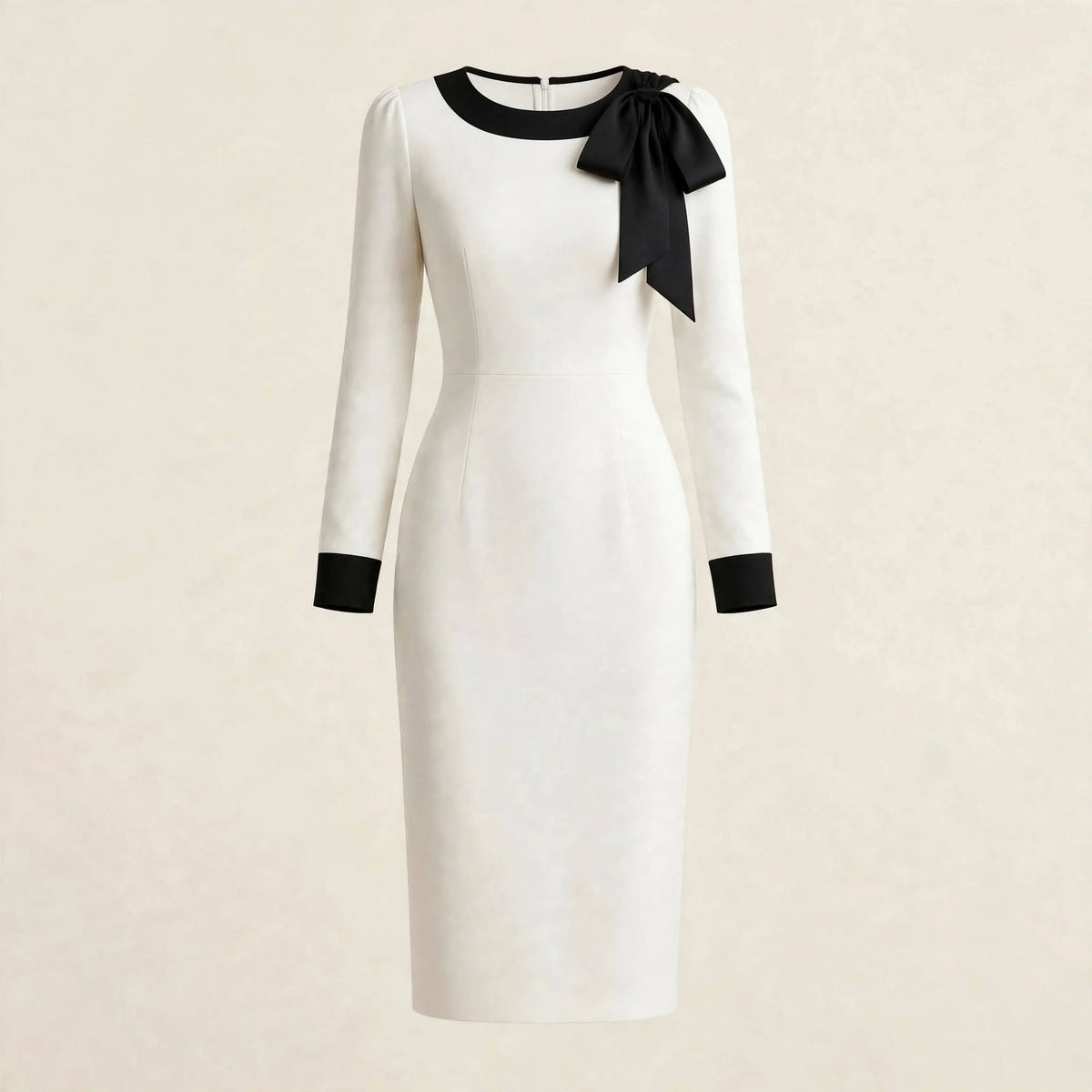 Monica Bow Midi Dress