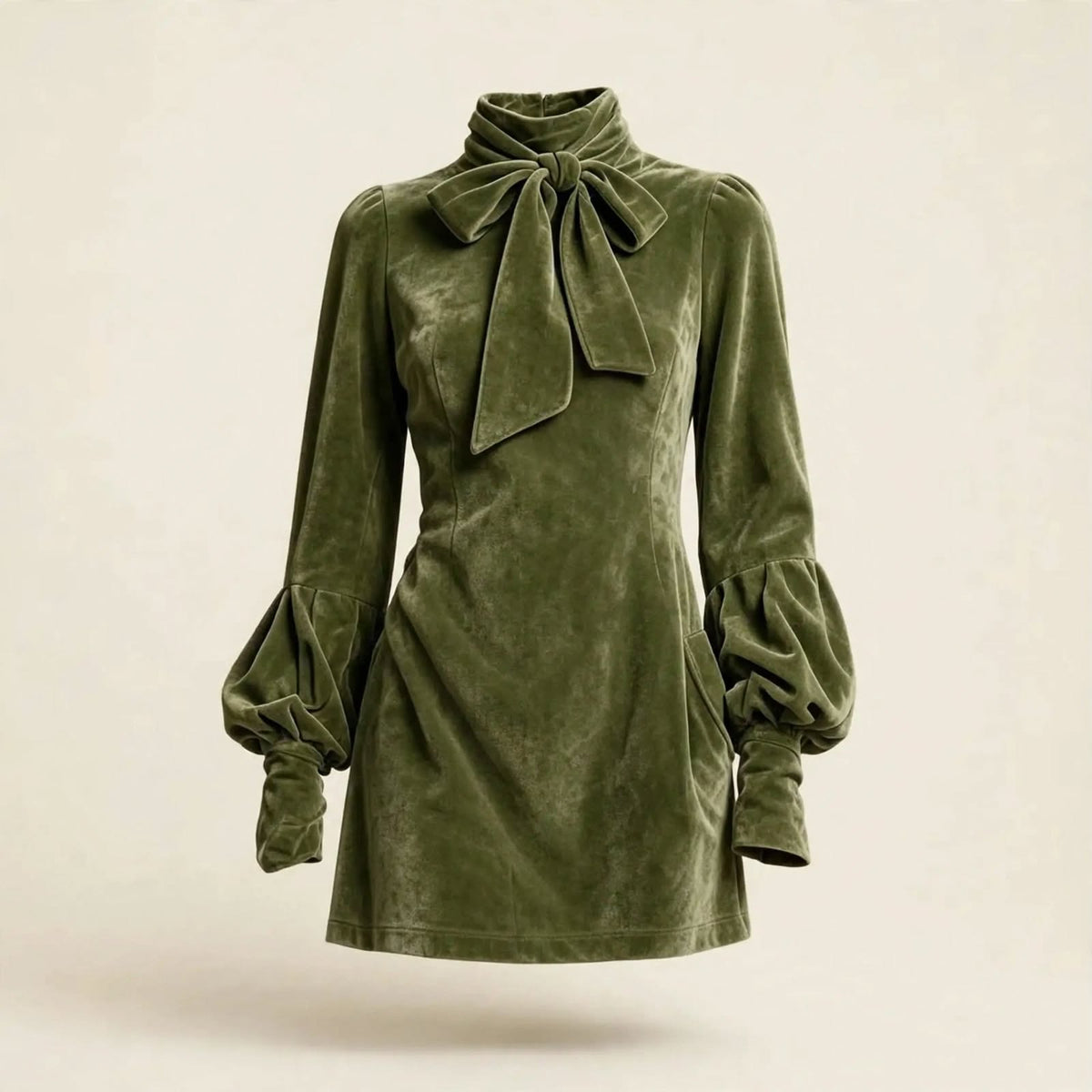 Monroe Suede Bow Dress