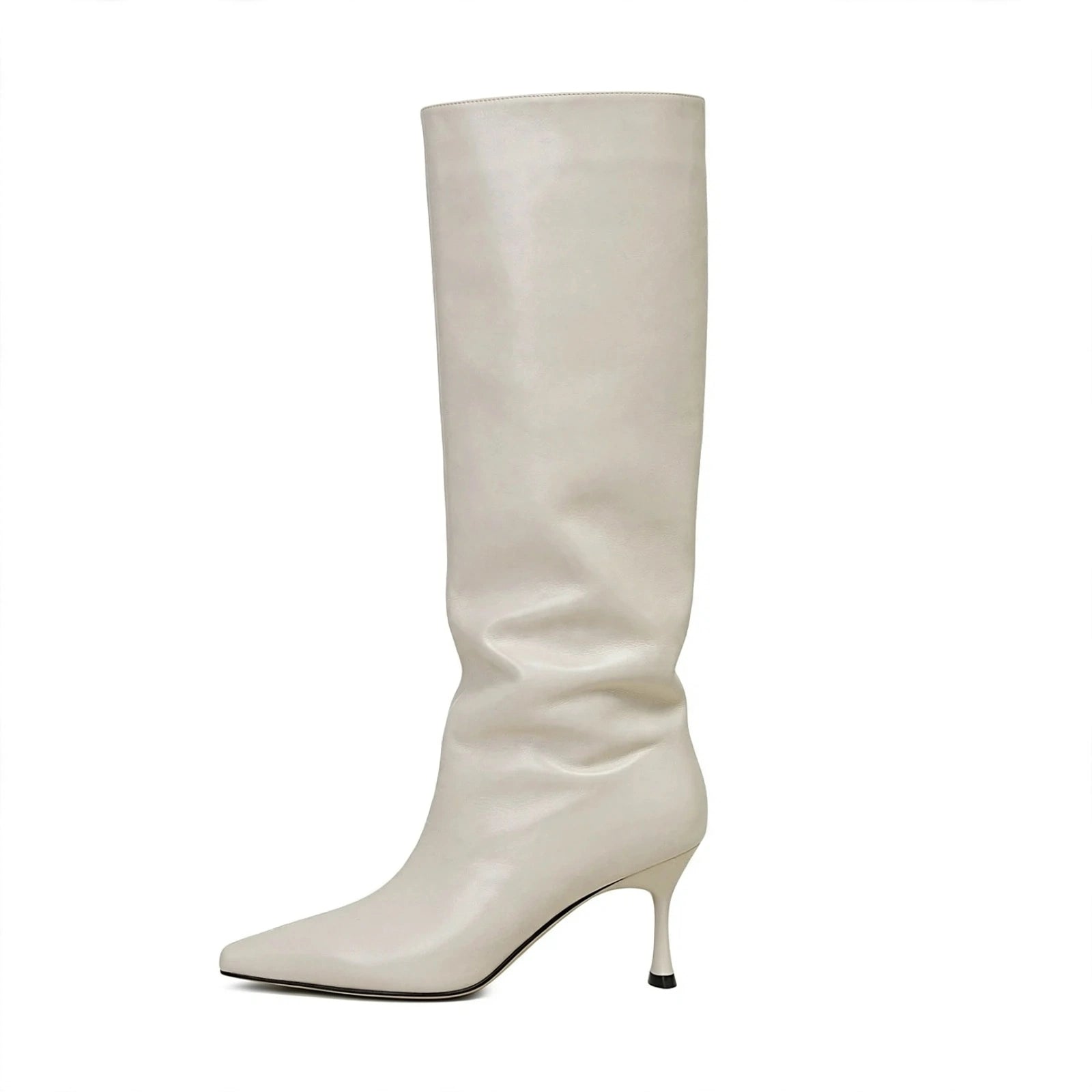 Charlotte Leather Knee Boots