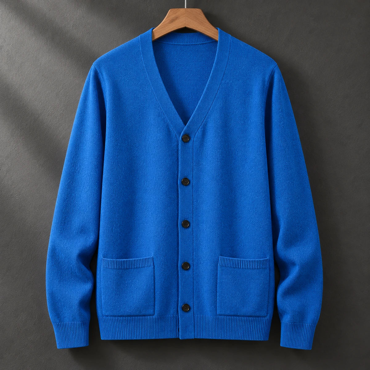 Knit Cardigan | Desmond Blue hanger