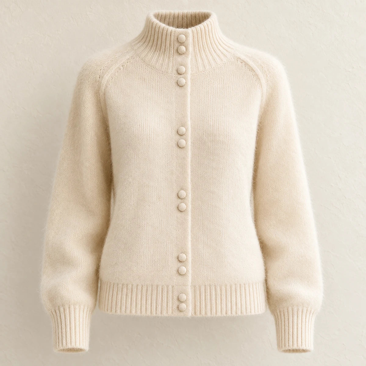 Knit Cardigan | Helena Beige front