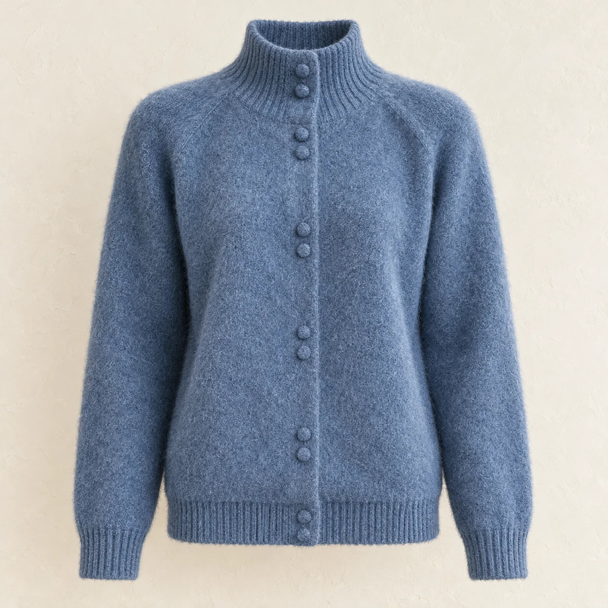 Knit Cardigan | Helena Blue front