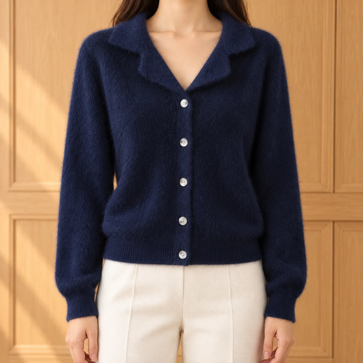 Knit Cardigan | Lucia Blue lifestyle