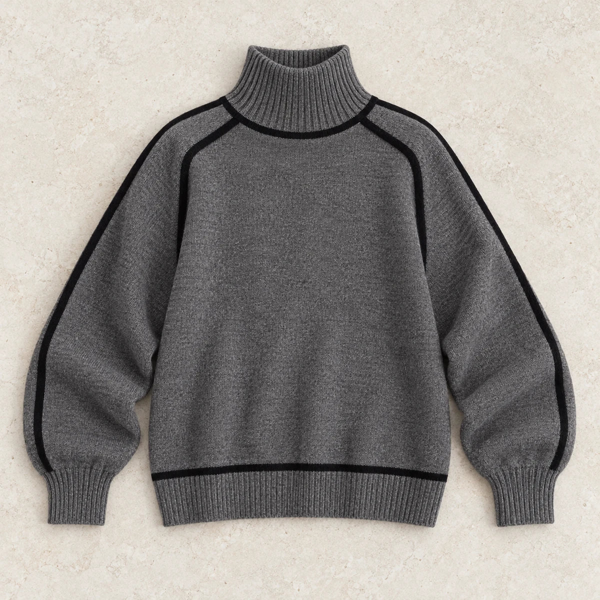 Knit Sweater | Lenora Gray flatlay