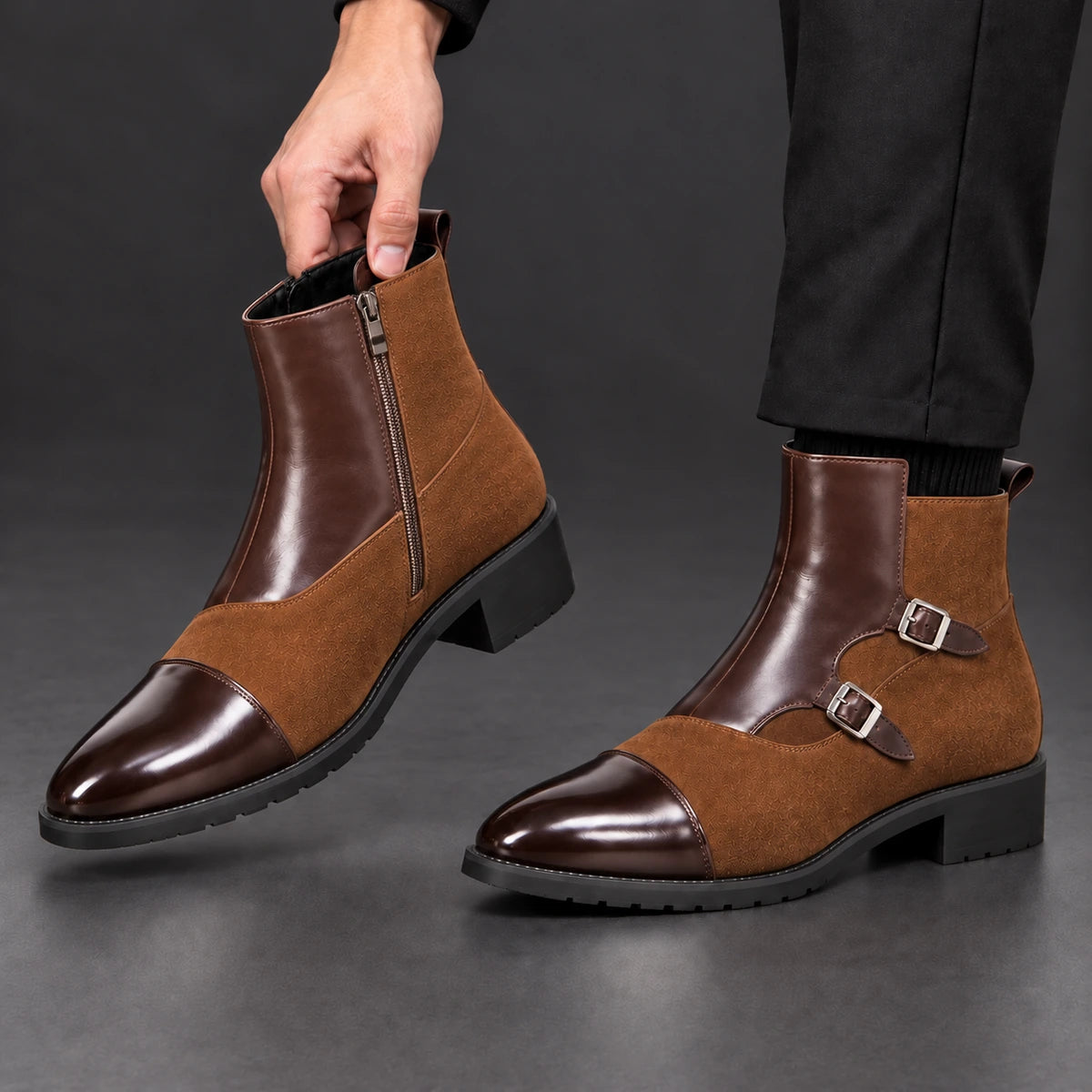 Leather Boots | Neville Brown model